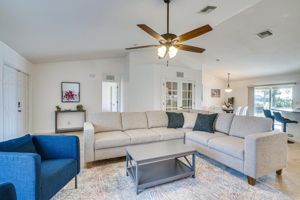 Canal-Front Cape Coral Home with Fire Pit, By Beach!